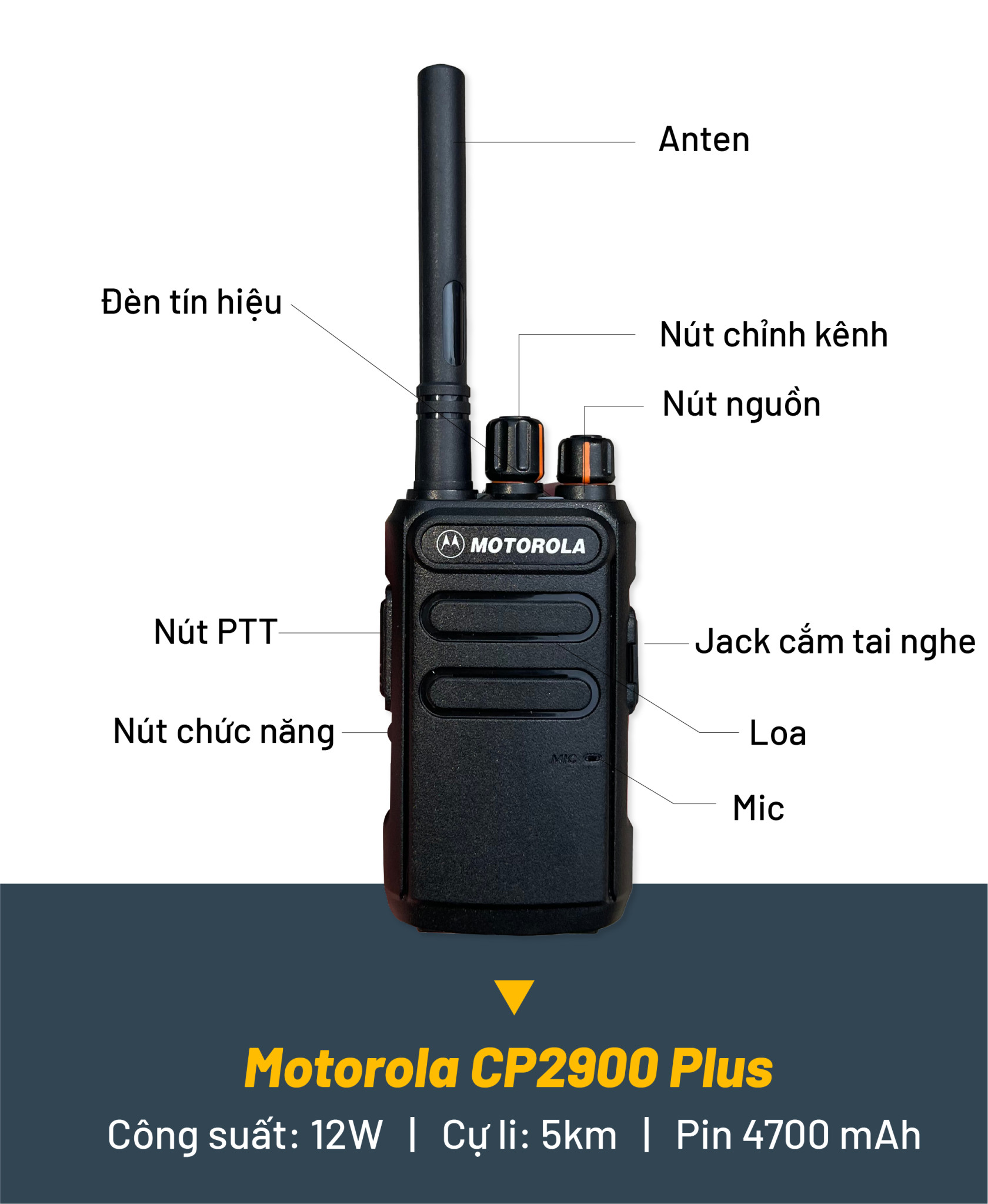 Máy bộ đàm Motorola CP-2900