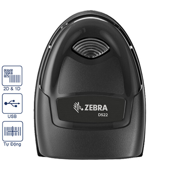 Máy đọc mã vạch 2D Zebra DS2208 [Chính Hãng - Có Đế]