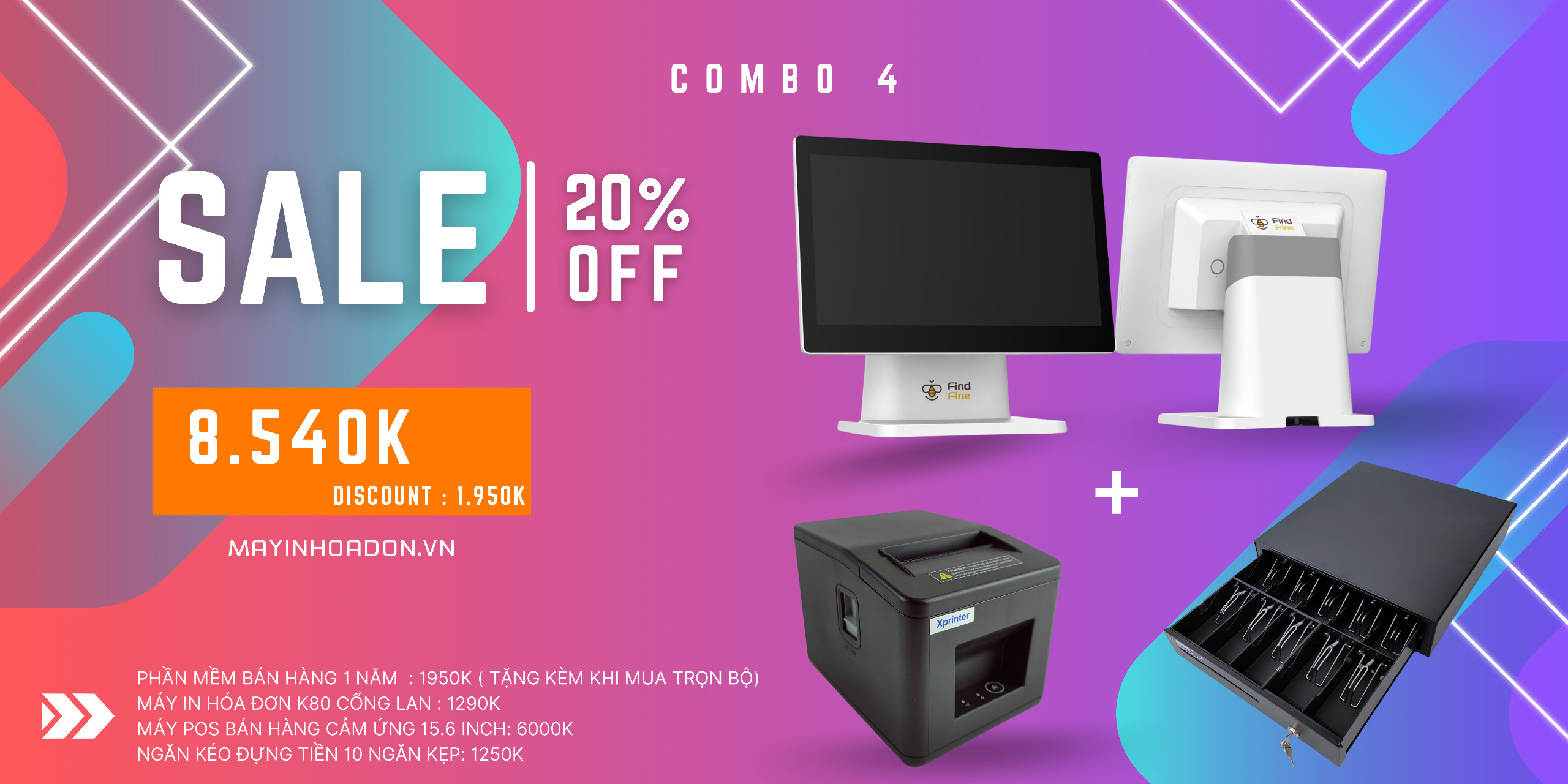 Combo 4 - Sale off 20%