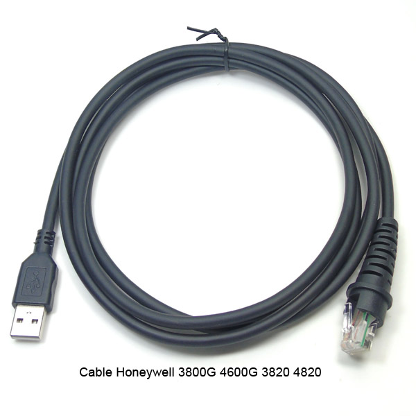 Sản phẩm Dây cable máy quét mã vạch Honeywell 3800G 4600G 3820 4820 [USB]