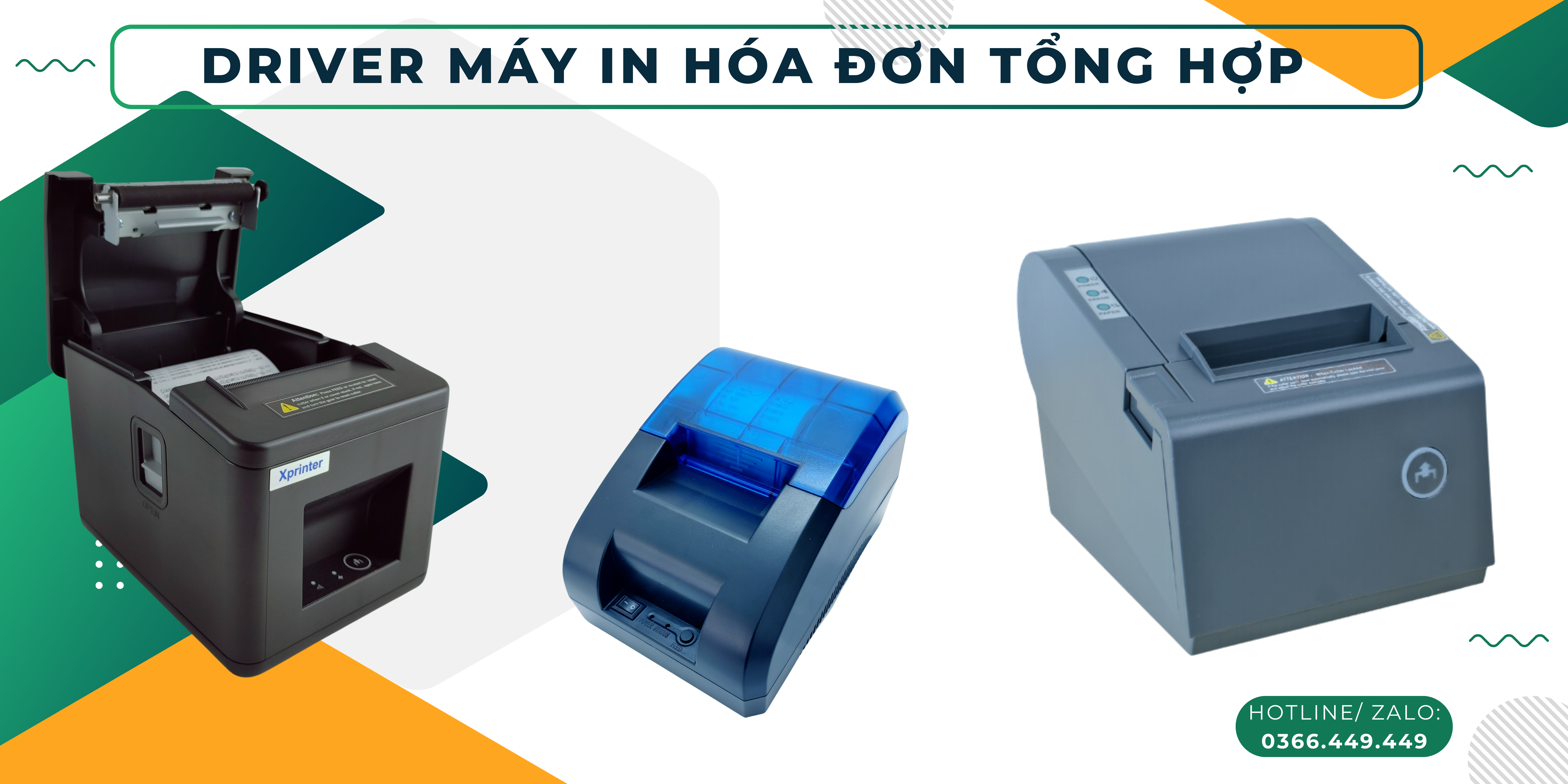 TỔNG HỢP DRIVER MÁY IN HÓA ĐƠN