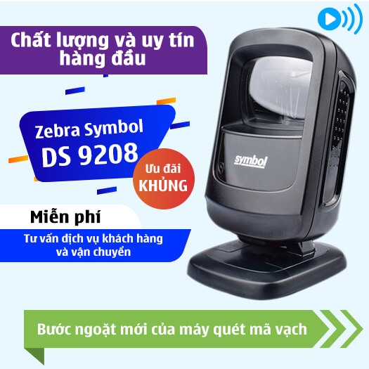 MÁY QUÉT MÃ VẠCH 2D SYMBOL DS9208