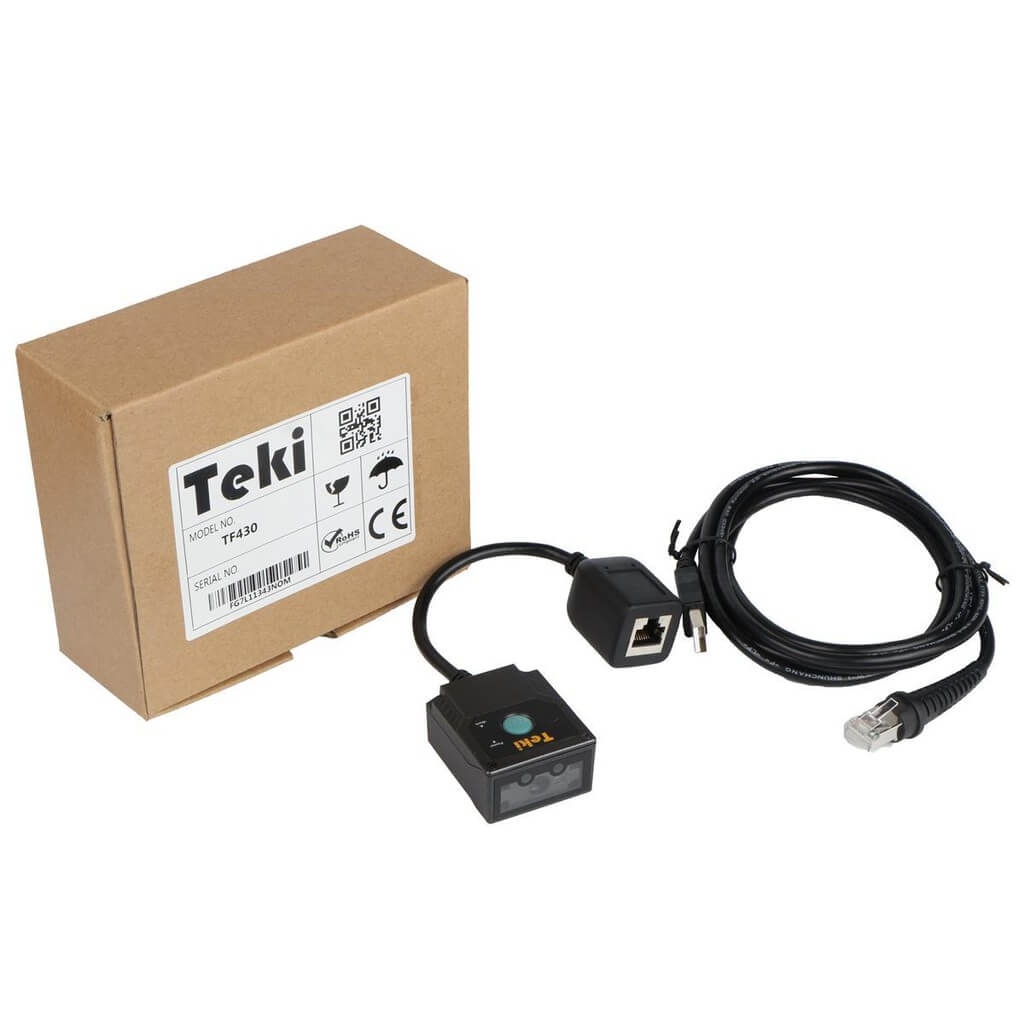 MÁY QUÉT MÃ VẠCH 2D BĂNG CHUYỀN TEKI TF430